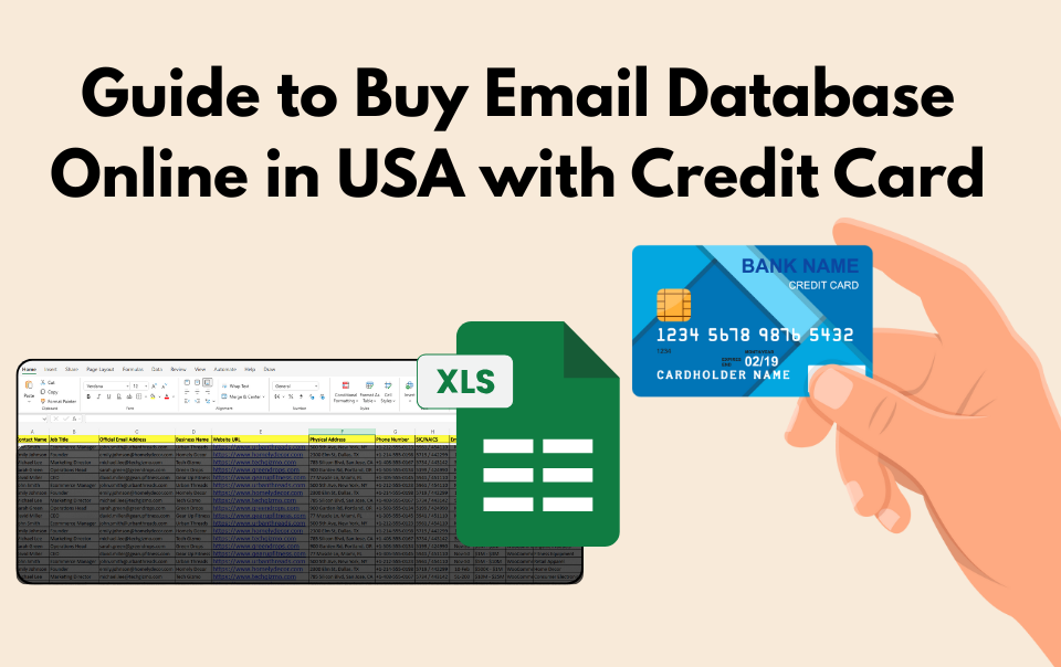 Buy Email Database Online in USA with Credit Card
